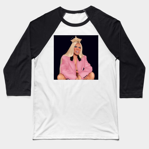 Queen Tingz Baseball T-Shirt by KuboDsgn